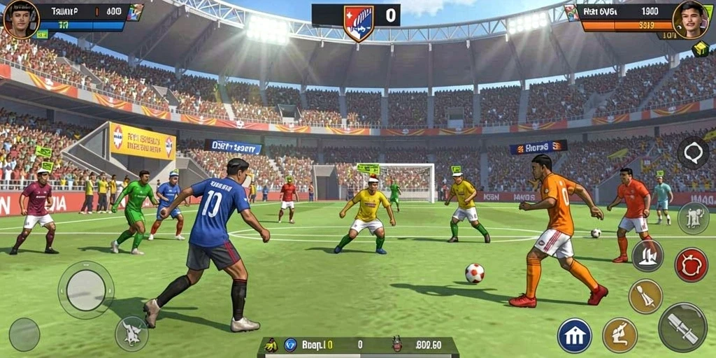 Tangkapan layar memperlihatkan leaderboard dan kompetisi antar pemain.