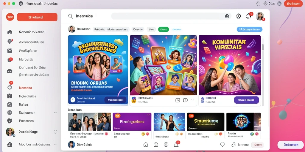 Mode permainan kompetitif yang seru.