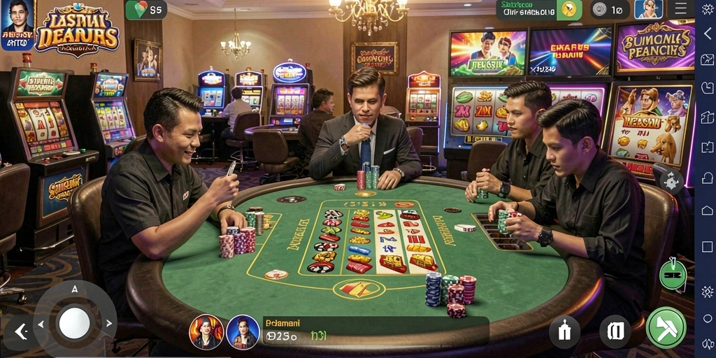Tangkapan layar menunjukkan mode multiplayer yang seru.