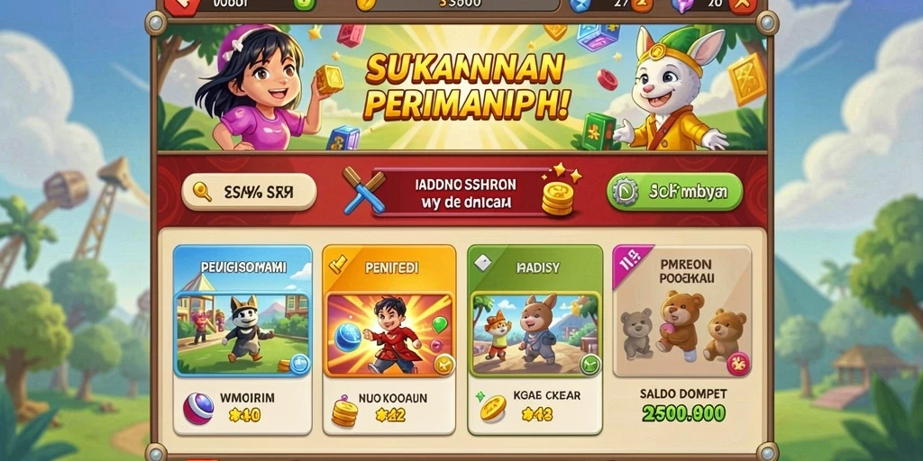 Karakter unik yang bisa dimainkan di PISANG123.