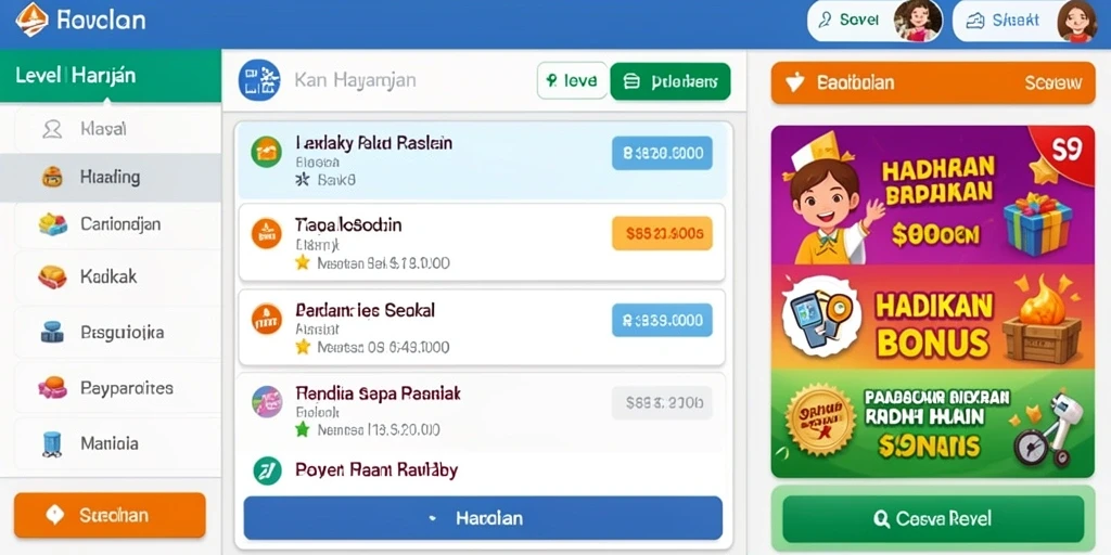 Beragam permainan menarik untuk semua kalangan.