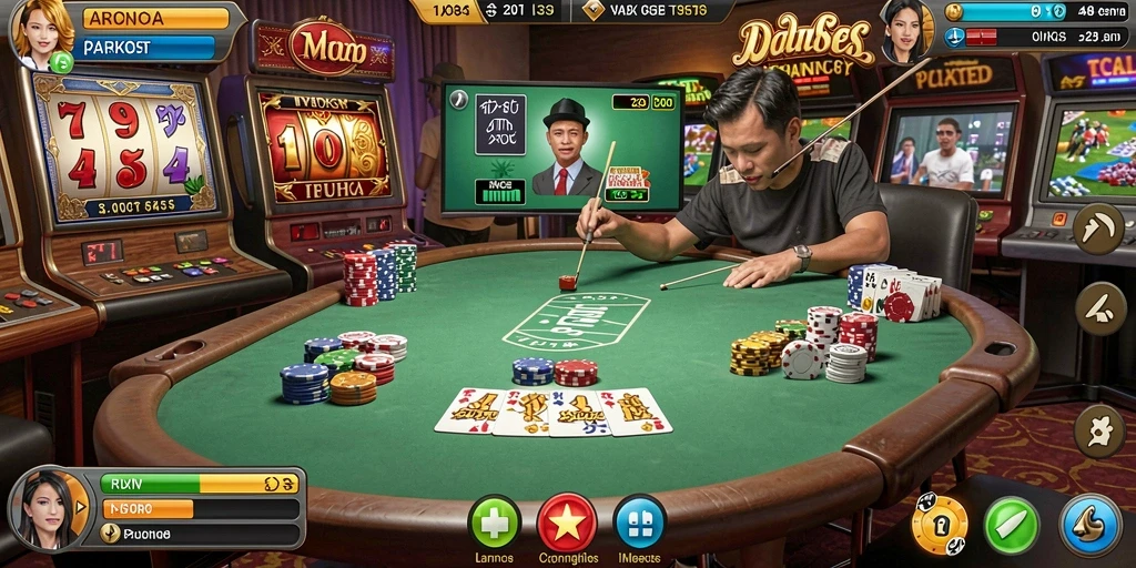 Screenshot dari sistem reward yang memukau.
